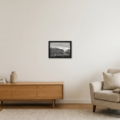 JJF at Waimea 1-22-22 — A4 (30×21cm, 12×8") Black Frame