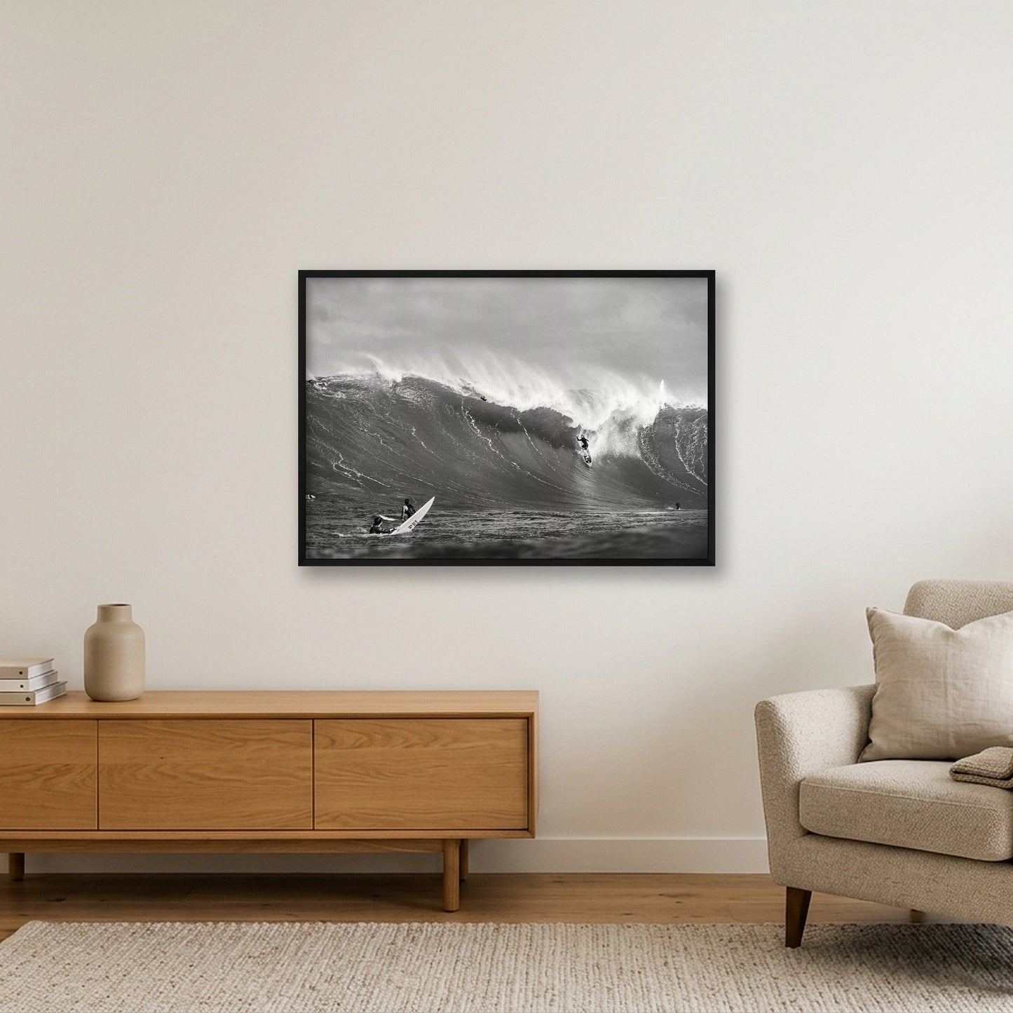 JJF at Waimea 1-22-22 — 100×70cm, 39×28" Black Frame