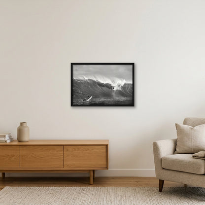 JJF at Waimea 1-22-22 — 60×40cm, 24×16" Black Frame